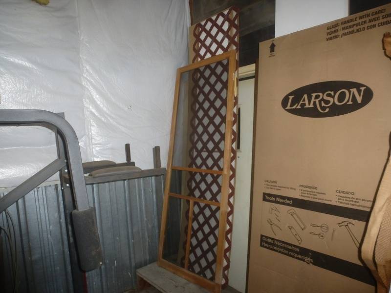 lot 73 image: Wood Screen Doors