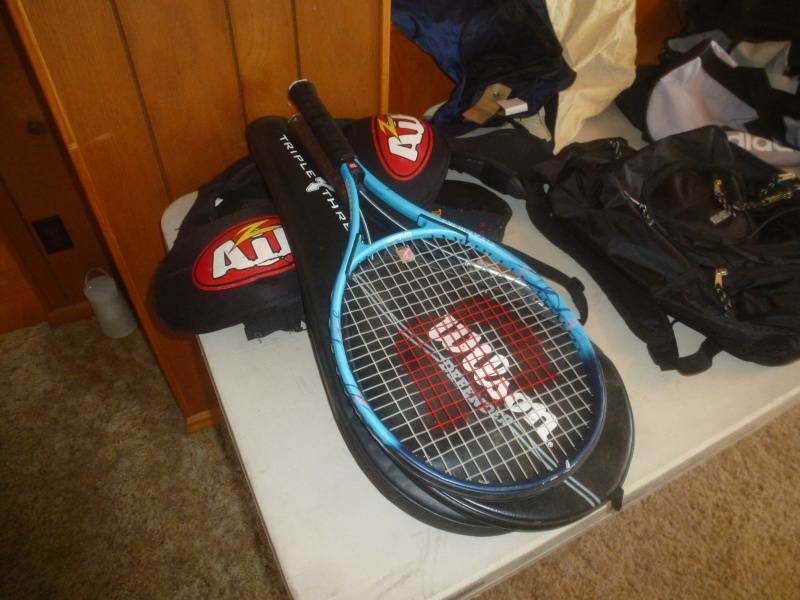 lot 166 image: Tennis Rackets & Duffel Bags
