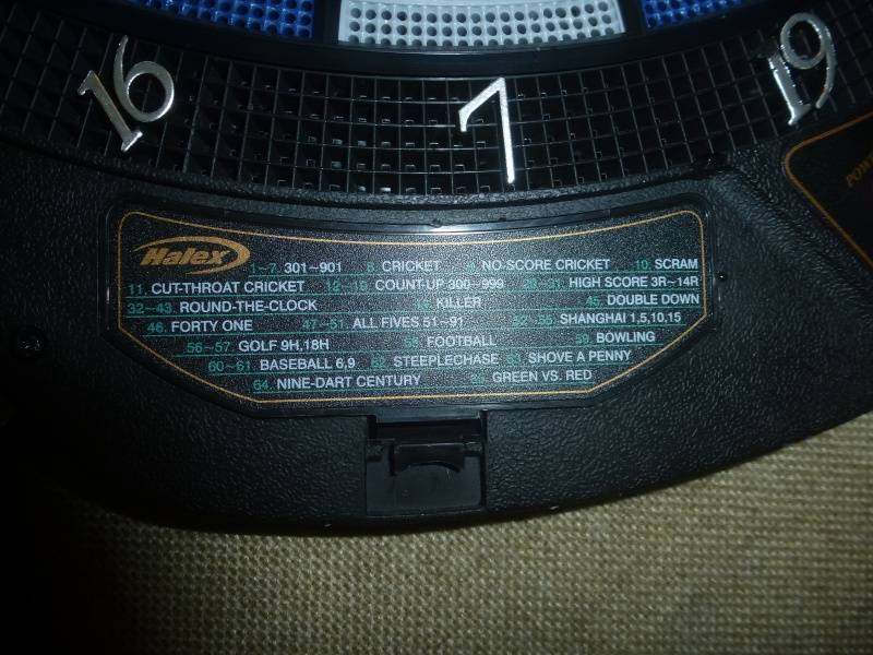 lot 208 image: Dart Board Electronic