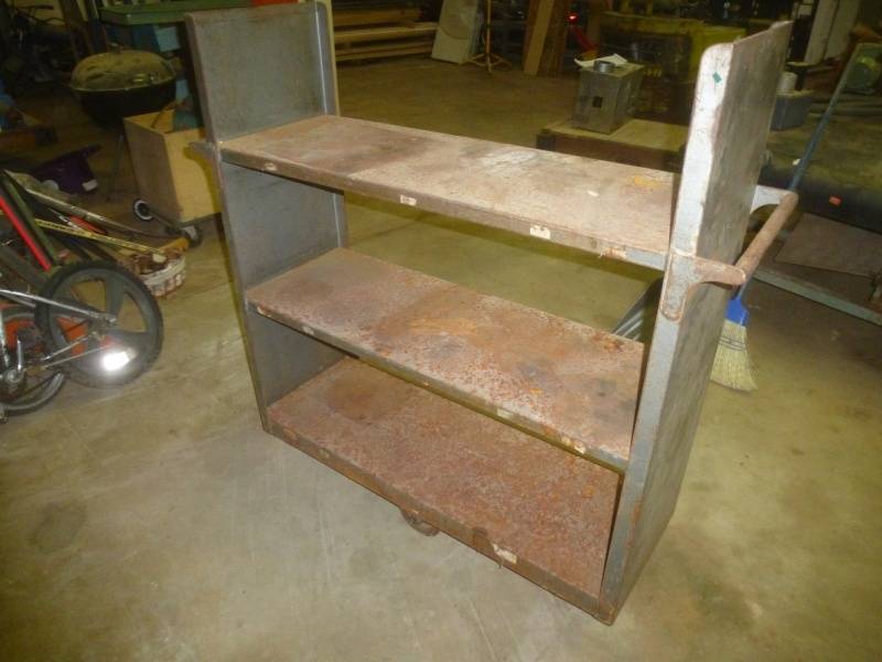 lot 40 image: Steel Nutting Cart