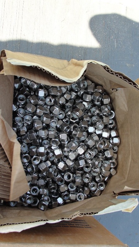 1 I2 x 5 SST BOLTS  12 NYLON LOCK NUT