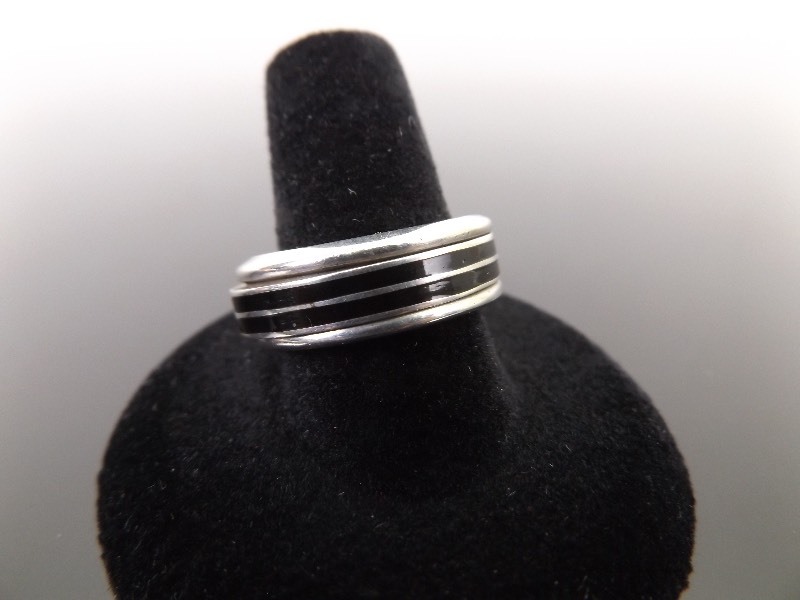 .925 Sterling Silver Spinner Ring Size 9.25