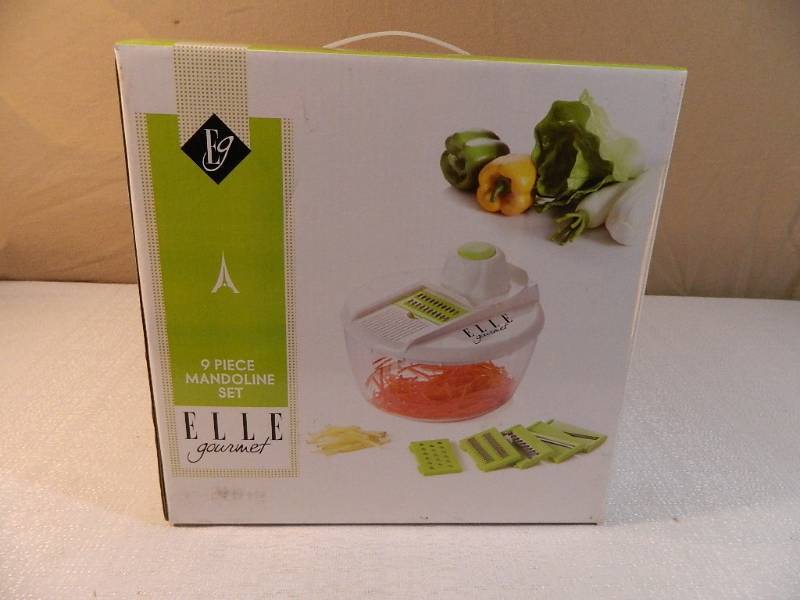 lot 68 image: New Elle Gourmet 9 Piece Mandoline Set