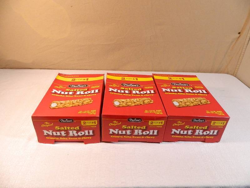 lot 73 image: 3 New Cases of Salted Nut Rolls