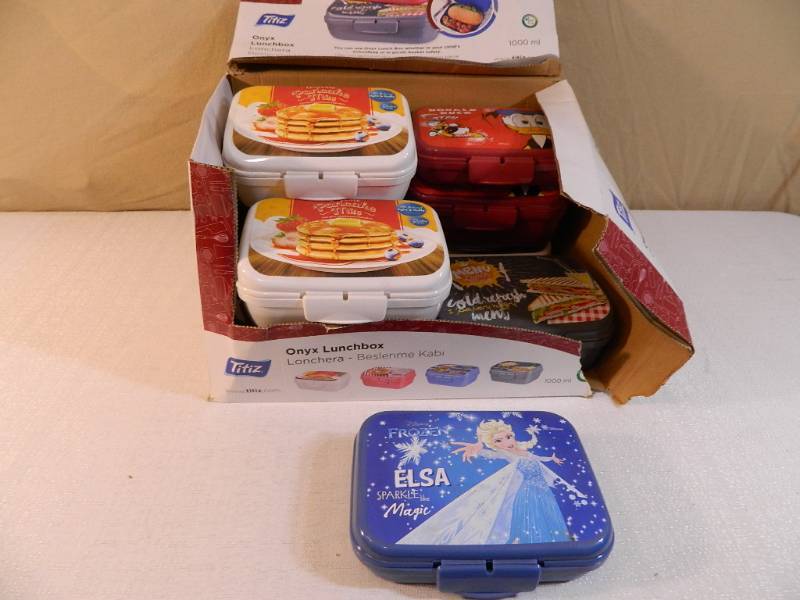 lot 112 image: New Assortment of Onyx Lunchboxes