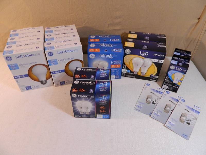 lot 136 image: New LED Lightbulbs
