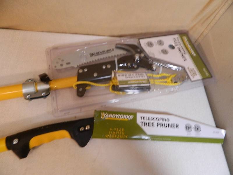lot 157 image: 2 New Telescoping Tree Trimmers