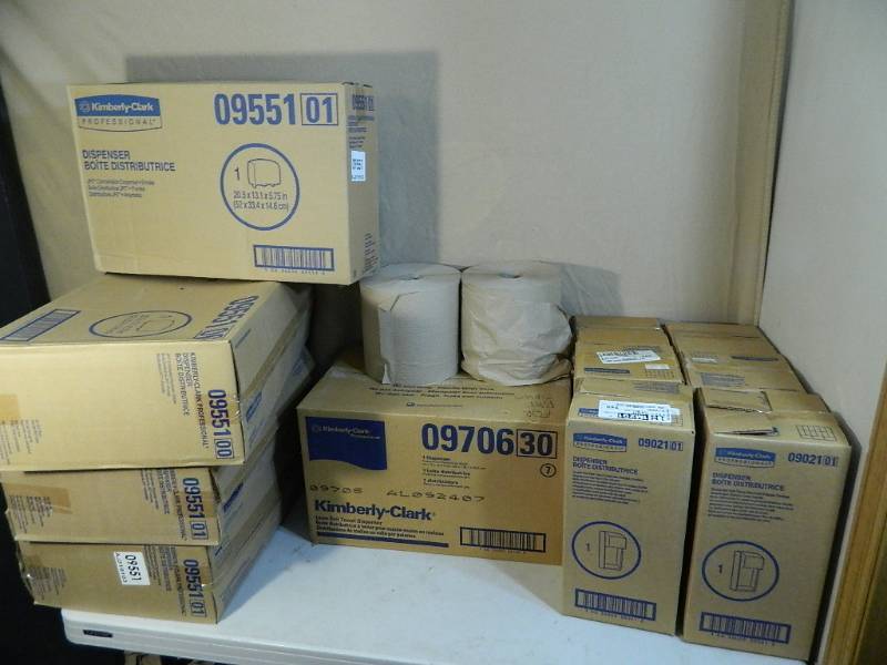 lot 177 image: New Bathroom Paper Dispensers