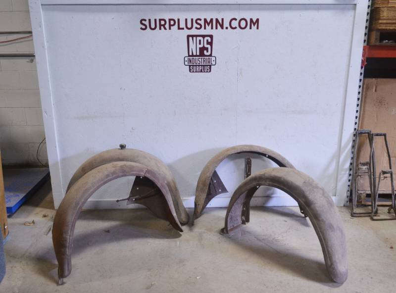 lot 97 image: (4) FORD Model A Rear Fenders