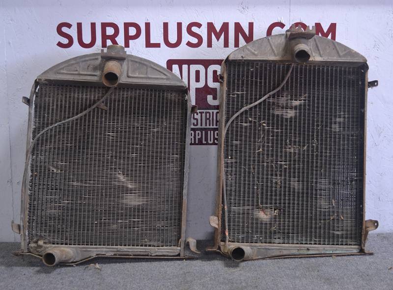 lot 100 image: Pair of FORD Model A Radiators