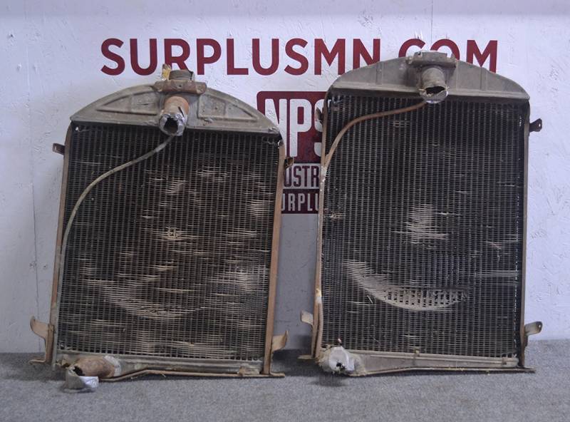 lot 102 image: Pair of FORD Model A Radiators