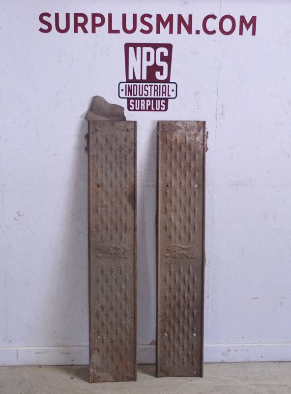 lot 109 image: FORD Model T Running Boards - Embossed