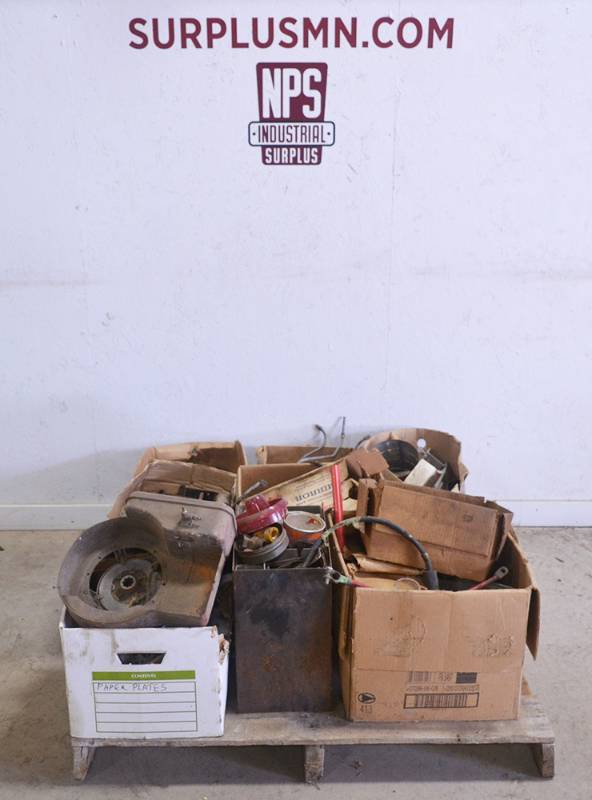 lot 168 image: Pallet Lot of Assorted Hardware and Garage Items
