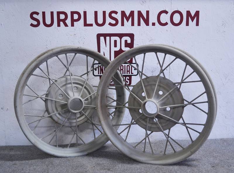 lot 219 image: Pair of FORD Model A 21 Rims 1928-29
