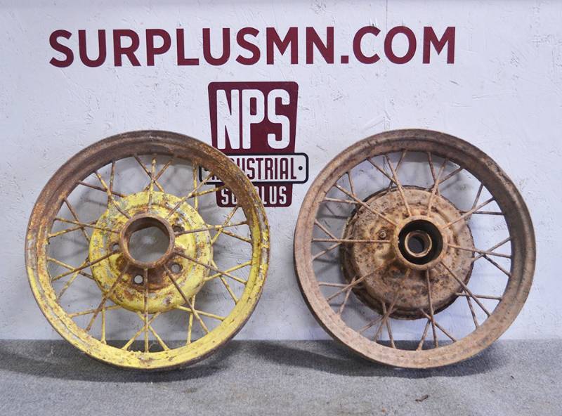 lot 307 image: Pair of FORD Model A Rims 19 1930-31