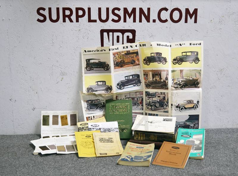 lot 321 image: Vintage FORD Model A Literature and Poster