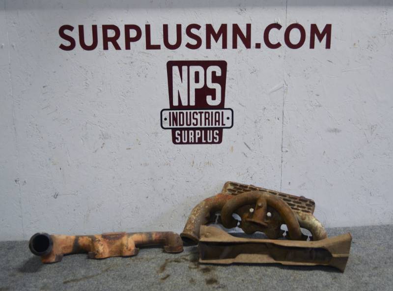 lot 372 image: (2) FORD Model A Intake  Exhaust Manifolds