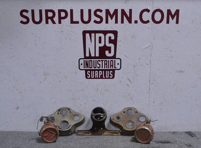 lot 21 image: Ford Model A Tail Lights, Turn Signals, Dash Bezels