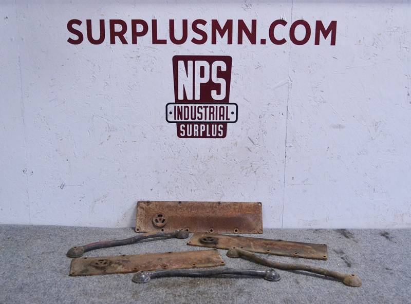 lot 416 image: (3) Ford Model A L-Head 4-Cylinder Side Valve Covers and Oil Return Tubes
