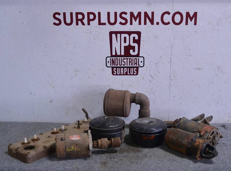 lot 385 image: 6 Cylinder Engine Head and Other Assorted Parts