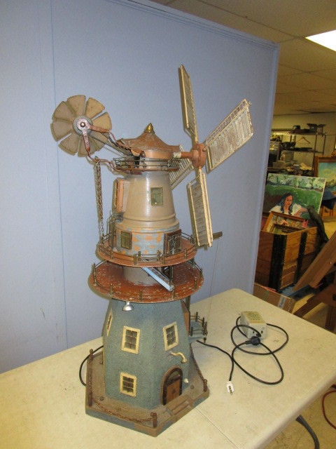 lot 195 image: GERMAN MOTORIZED WINDMILL
