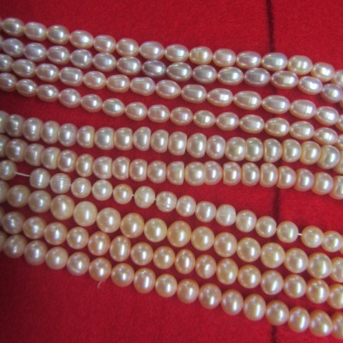 Peach Fresh Water Pearls