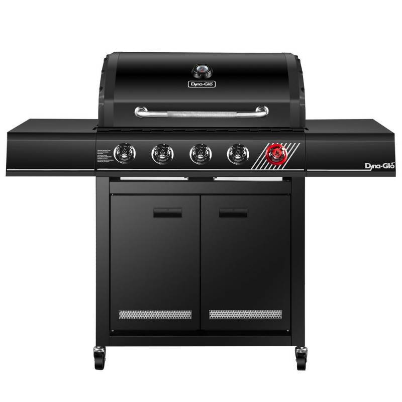 Dyna-Glo 5-Burner Propane Gas Grill in Matte Black with SearPlus Sear Burner  and Smoker Box | Patio Furniture, Grills, Furniture, Home Goods Consignment  Auction in Princeton #274 | K-BID