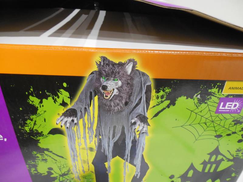 lot 81 image: HOME ACCENTS WAREWOLF LIGHT UP