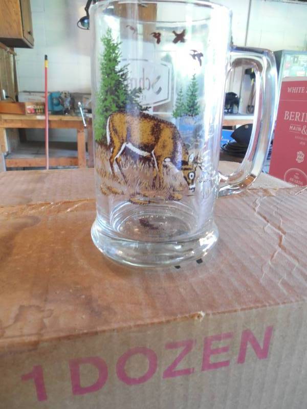 SCHMIDT BEER COLLECTIBLE MUGS - WHITE TAIL DEER EDITION