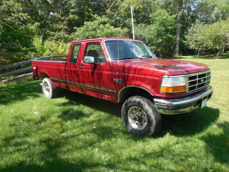 1997 FORD F250 EXTENDED CAB POWER STROKE DIESEL 4X4 PICK UP TRUCK