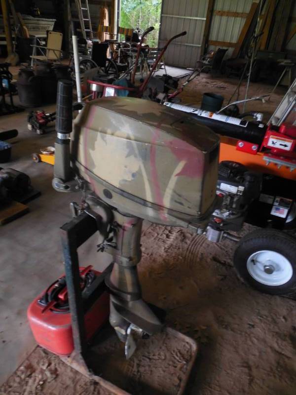 1985 MARINER 8P OUTBOARD ENGINE - DUCK BOAT READY