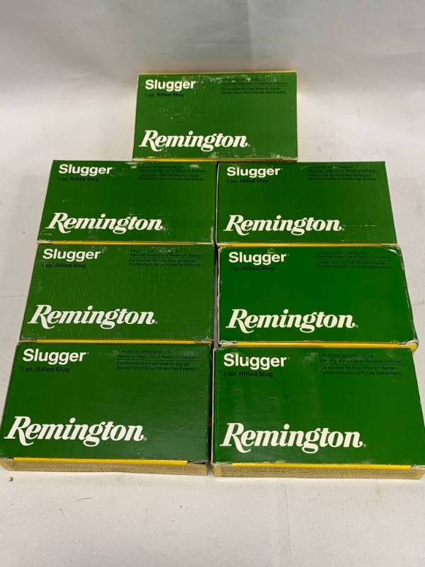 lot 16 image: Remington 12 Gauge 2 34 1oz Slugs 35 Rounds