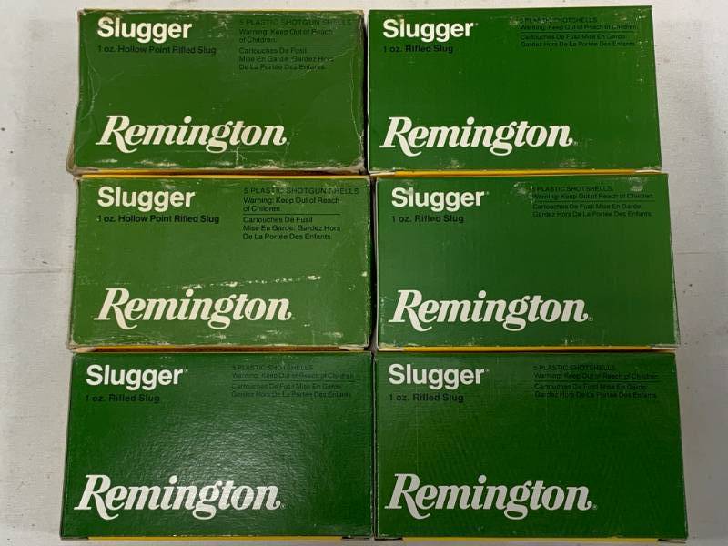 lot 17 image: Remington 12 Gauge 2 34 1oz Slugs 30 Rounds