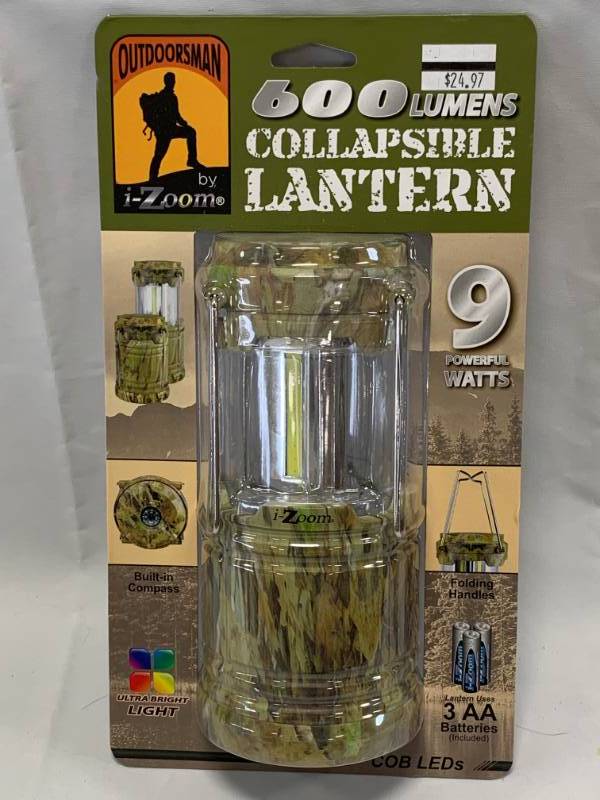 lot 28 image: 600 Lumens New Collapsible Lantern