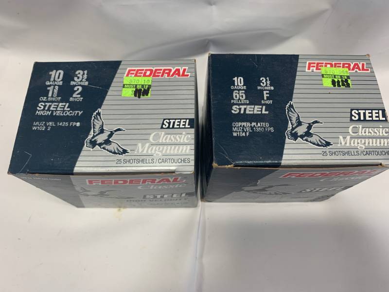 lot 42 image: 10 Gauge 3 12  Shotgun Shells (lot of 50)