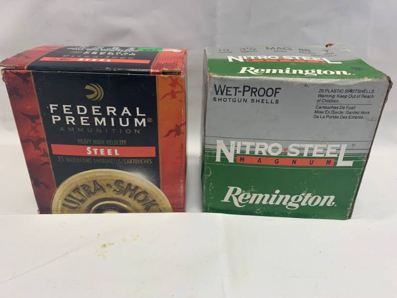 lot 44 image: Lot of 46ea 10 Gauge 3 12 Shotgun Shells