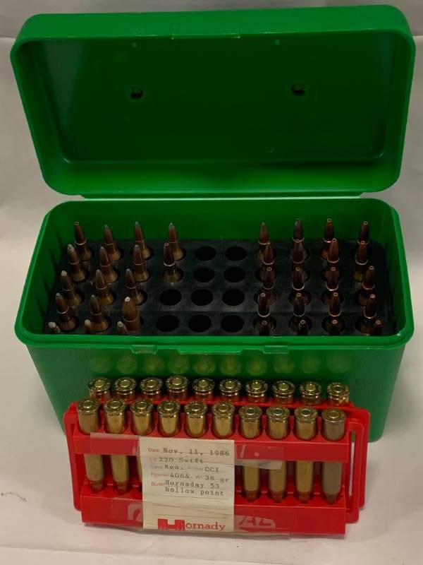 lot 59 image: 57 Rounds .270 Swift Ammo Ammunition