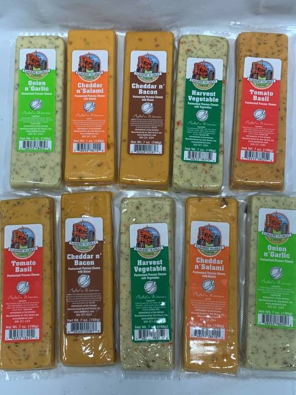 lot 68 image: Lot of 10 Wisconsin Farmers Market Cheese $69 retail  (best buy 022020)