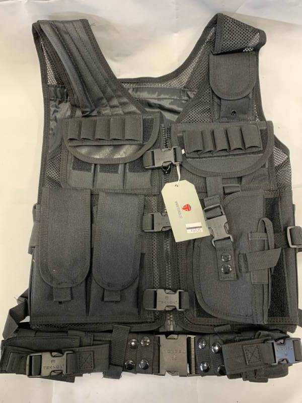 lot 76 image: New Teknon Tactical Shooters Vest $149
