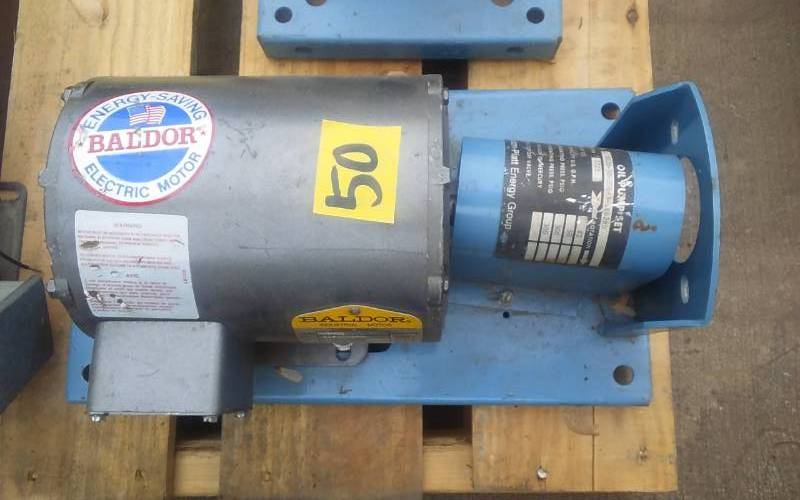 lot 50 image: Baldor 12 HP 3-Phase Electric Motor