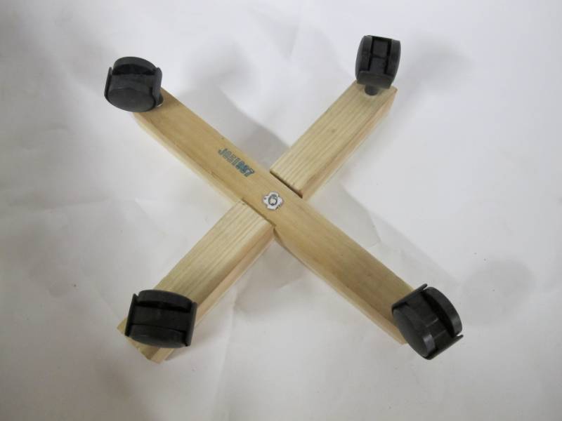lot 45 image: Wooden Cart Dolly - J051987