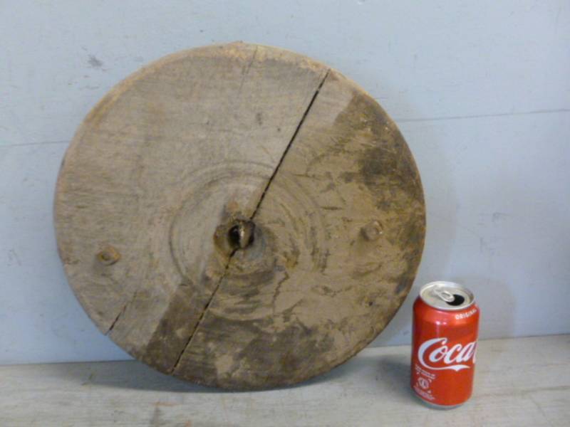 lot 68 image: Vintage Pulley Wheel