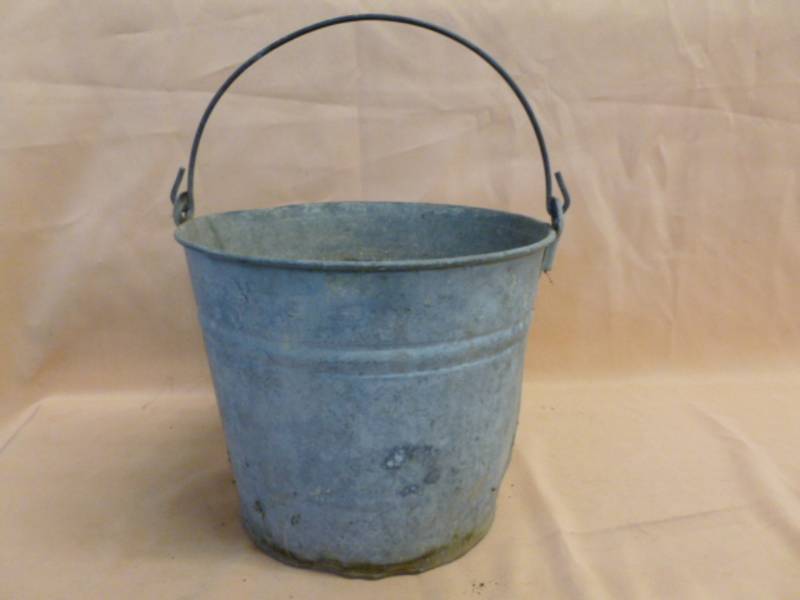 lot 69 image: Vintage Galvanized Steel Pail