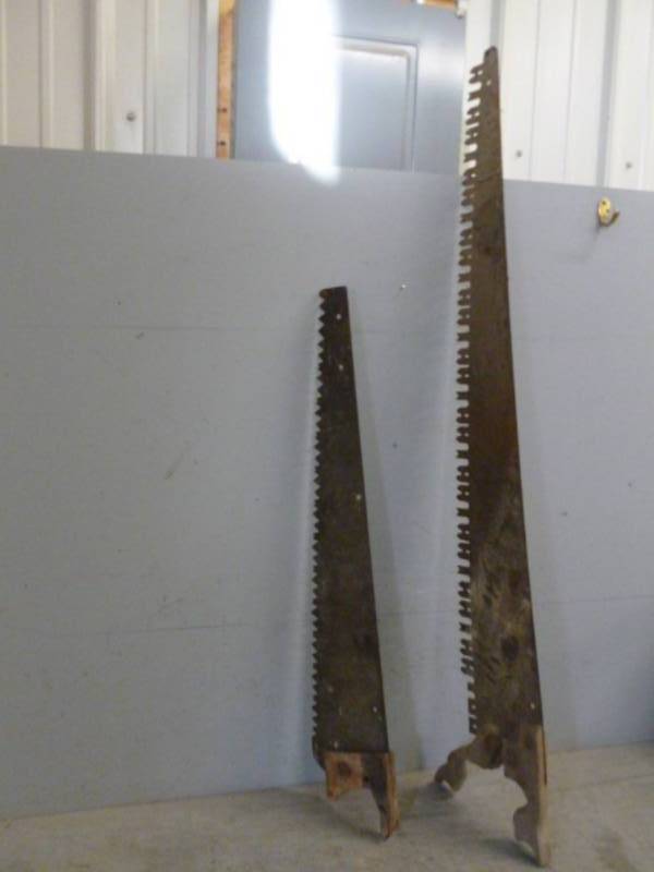 lot 81 image: Antique Tree Saws