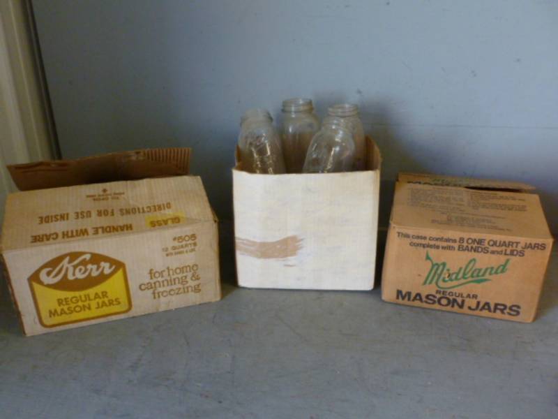 lot 163 image: Canning Jars