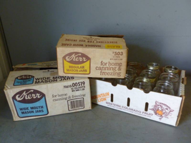 lot 165 image: Canning Jars