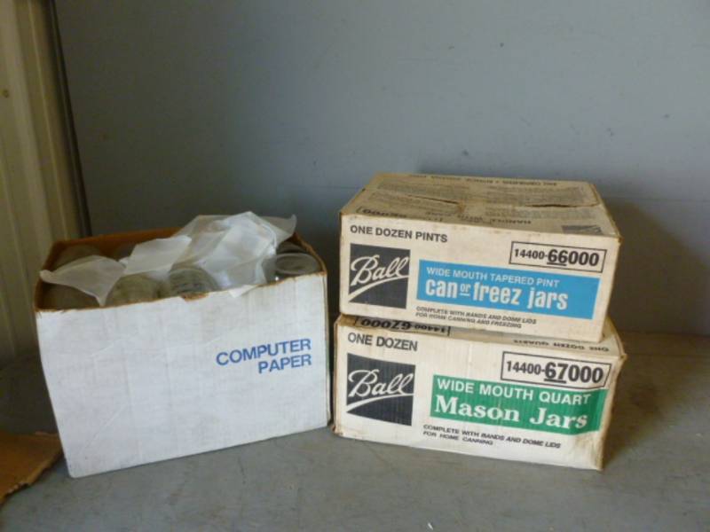 lot 166 image: Canning Jars
