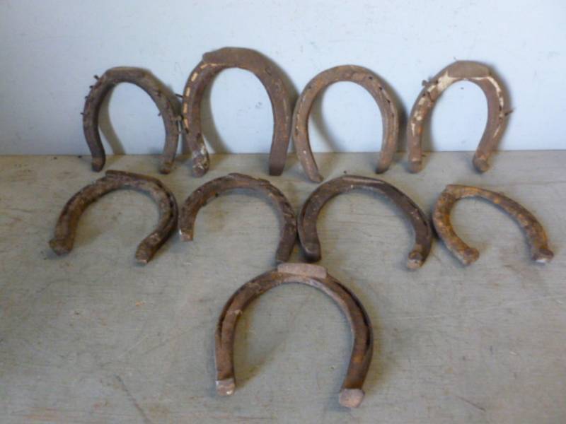 lot 184 image: Antique Horseshoes