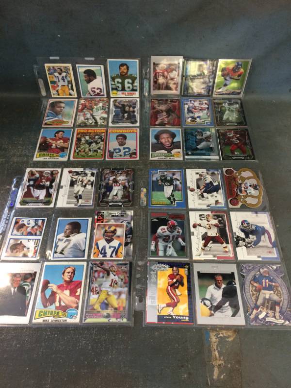 lot 84 image: Football Cards and Stickers 1960s - 2000s with Len Dawson, Brees, Fouts and More
