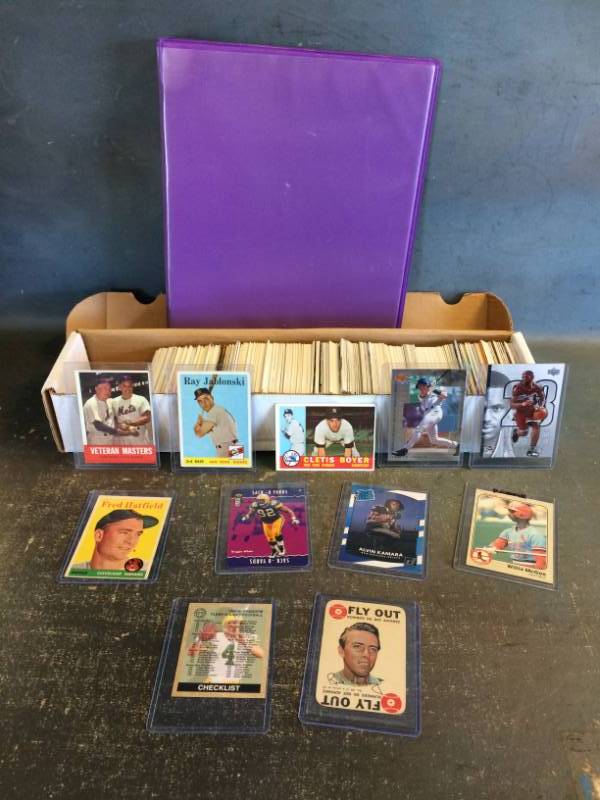 lot 97 image: Sports Card Collection with 1968 Yastrzemski, 1960 Clete Boyer, Jeter, LeBron, James and More
